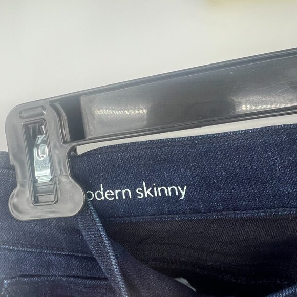 Loft Dark Wash Modern Skinny Jeans Women's 26 2P - Picture 5 of 10